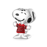Gnoce Peanuts Snoopy Charm de Manga Corta a Rayas