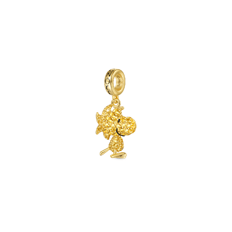 Gnoce Peanuts Woodstock Pave Colgante de Diamantes
