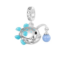 Gnoce Colgante de Pez Rape Brilla en la Oscuridad