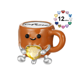 Gnoce Charm Taza de Café Grabable Abraza el Amor