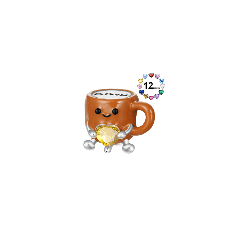 Gnoce Charm Taza de Café Grabable Abraza el Amor