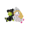 Gnoce Wicked Charm Elphaba & Glinda Diamante Pave