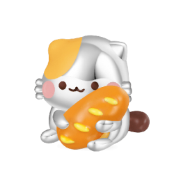 Gnoce Charm Muffin Con Un Baguet