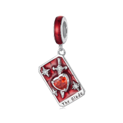 Gnoce Colgante Espadas Rojas Tarot