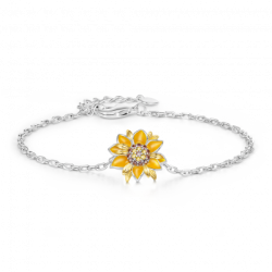Gnoce Pulsera Ajustable Girasol