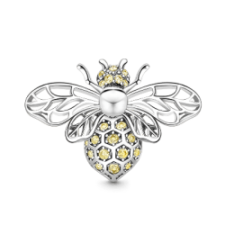 Gnoce Charm de Clip Abeja Bailando