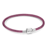 Gnoce Pulsera Básica Morada con 2 Piezas de Tapones