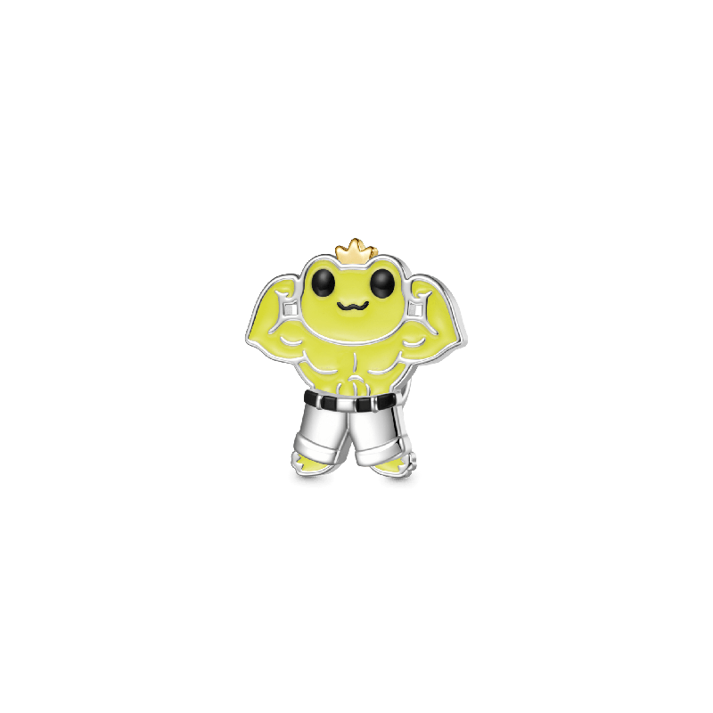 Gnoce Charm de Clip de Pantalones Magnético Removible de Rana Musculosa