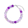 Gnoce Pulsera de Abalorios DIY Lila Morado