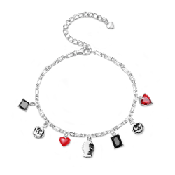 Gnoce Pulsera de Halloween Michael Myers Cadena Clásica