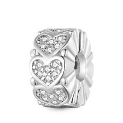 Gnoce Charm de Clip Básico Corazón a Corazón