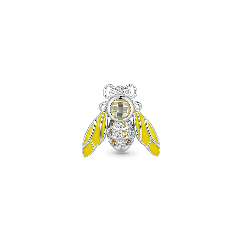 Gnoce Charm de Clip con forma de Abeja Bailando
