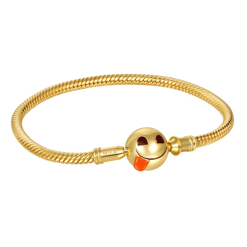 Gnoce emoji Pulsera Básica Cara Sonriente & Cara Triste