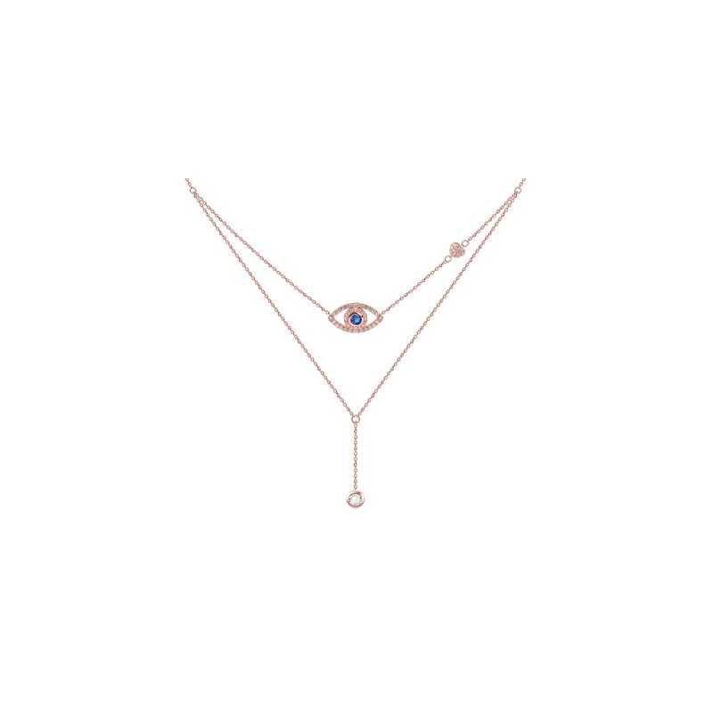 Gnoce Collar de S925 Plata de Ley con CZ Piedras