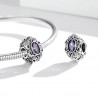Colgante del Piedra de Violetas CZ  con Plata s925