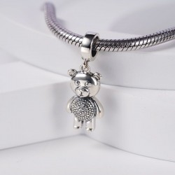 Colgante Pequeño oso colgante hecho de plata esterlina 925