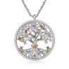 Collar Árbol de La Vida Plata 925 Regalo del Día de la Madre