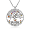 Collar Árbol de La Vida Plata 925 Regalo del Día de la Madre