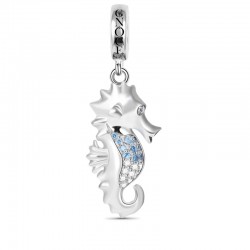 Charm de Caballo de Mar en Plata de Ley s925