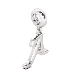 Colgante De Letra De Plata Esterlina 925