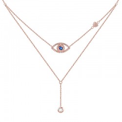 Gnoce Collar de S925 Plata de Ley con CZ Piedras