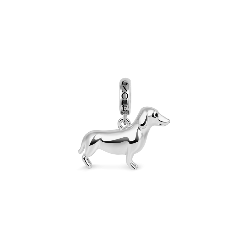 Charm de Perro Sanchicha en Plata s925
