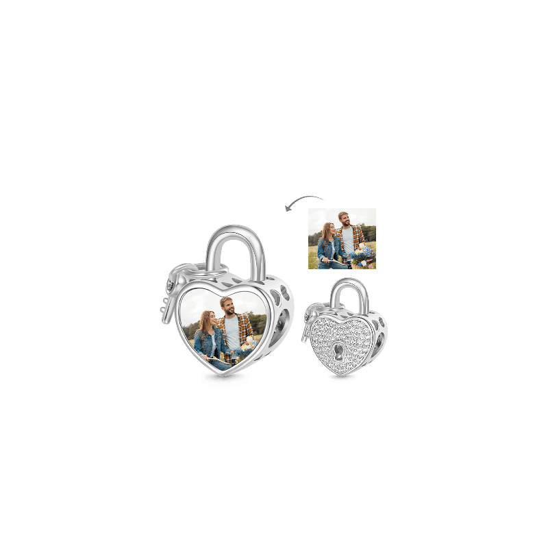 Colgante Personalizado Llave del Amor con Foto