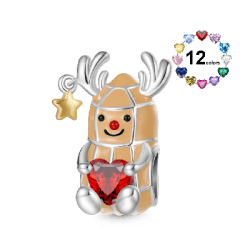 Gnoce Charm Renos de Cacahuate Abraza De Corazón