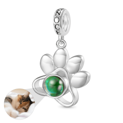 Gnoce Colgante Proyección Pata de Mascota Foto Personalizada