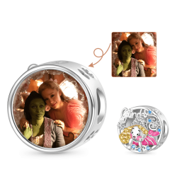 Gnoce Wicked Glinda Personalized Photo Charm