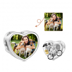 Gnoce Peanuts Woodstock & snoopy Paseo en Bicicleta Foto Charm