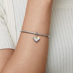 GNOCE Colgante Personalizado con Foto " Ángel Alas Corazón