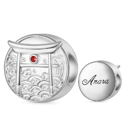 Gnoce Charm Grabable de Torii Japonés Elemento