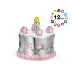 Gnoce Charm Grabable Tarta de Cumpleaños Vela con Deseos