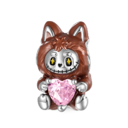 Gnoce Charm de la Serie de Monstruos Lindos y Encantadores - Encanto de la Muñeca de Juguete Marrón