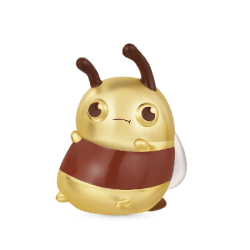 Gnoce Charm de Abeja Gruesa y Regordeta