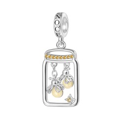 Gnoce Colgante de Botella de Luciérnaga que Brilla en la Oscuridad