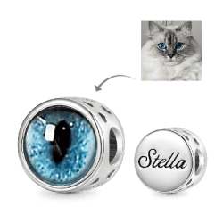 Gnoce Colgante Personalizado Grabable Ojo Foto