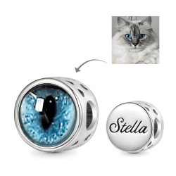 Gnoce Colgante Personalizado Grabable Ojo Foto