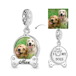 Gnoce Colgante con foto de accesorios para perros y mascotas grabables