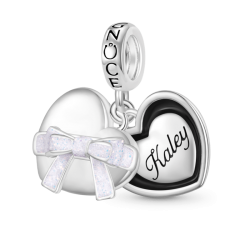 Gnoce Colgante Corazón Engravable Caja de Regalo