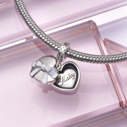 Gnoce Colgante Corazón Engravable Caja de Regalo