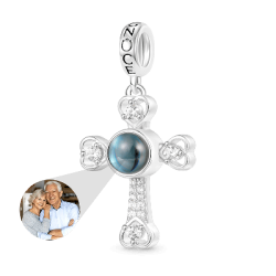 Colgante Personalizado con Foto Proyección Cruz