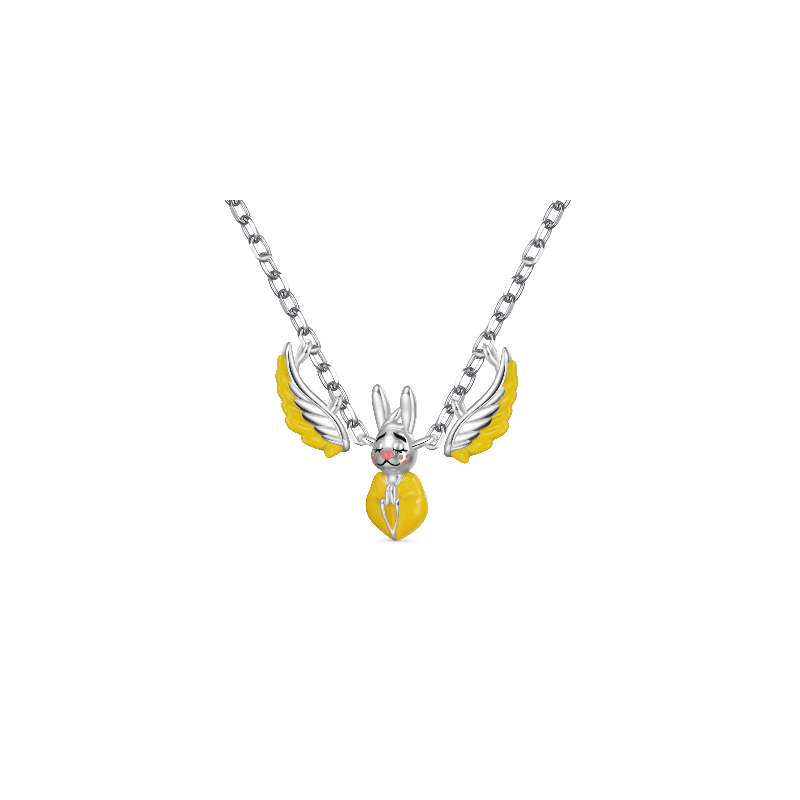 Gnoce Angel Hare Collar Defensor Precioso Ángel