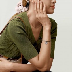 Gnoce Colgante con foto personalizada Corazón centelleante