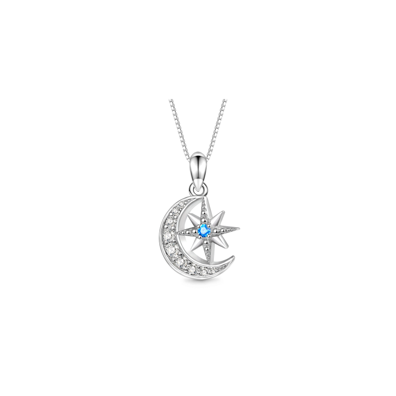Collar Galaxia Luna y Estrella